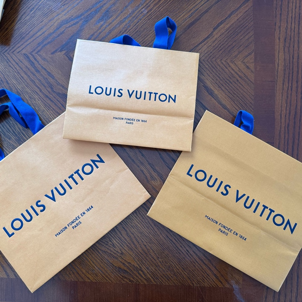 Louis Vuitton shopping bags